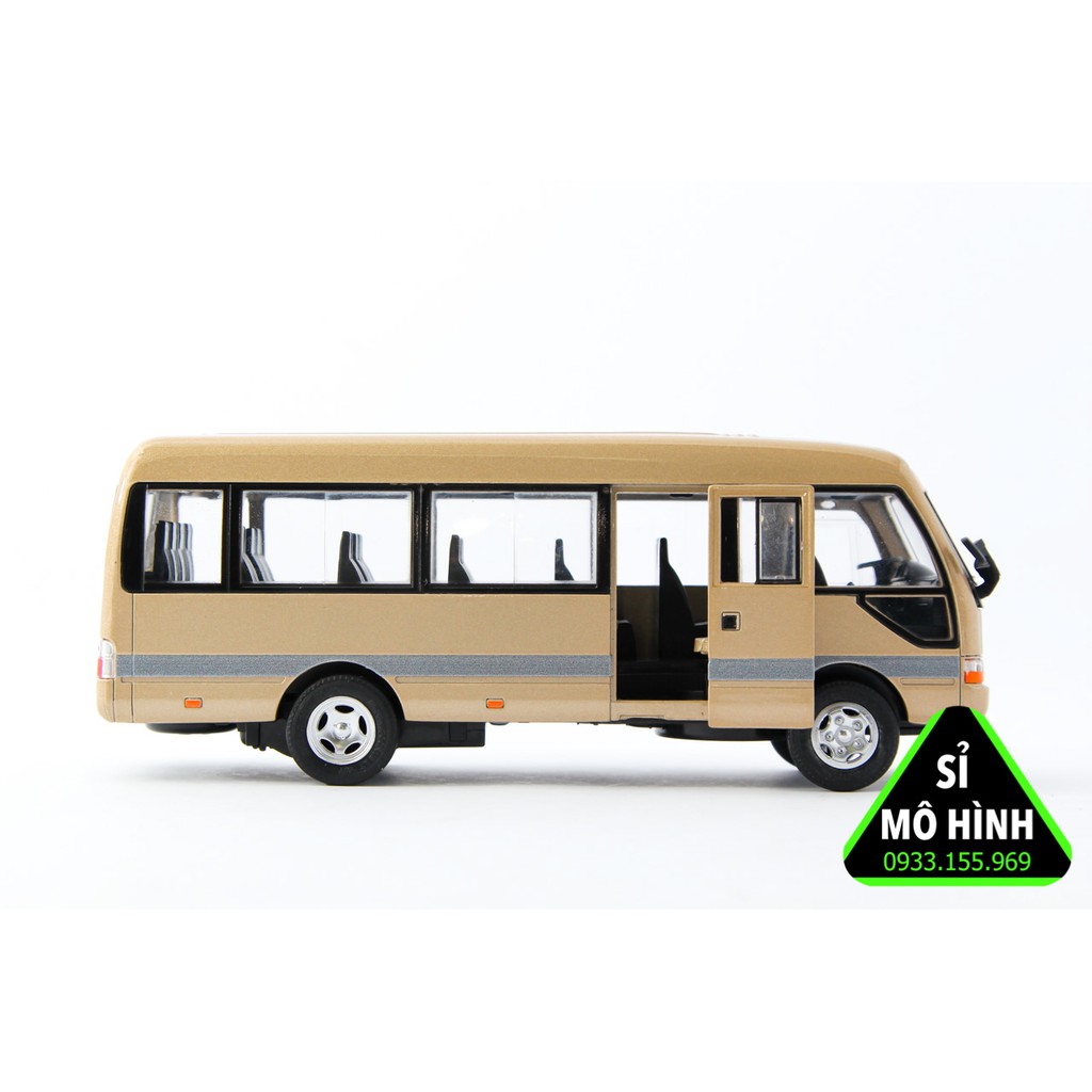 Mô hình xe khách Toyota Coaster Bus 1:32