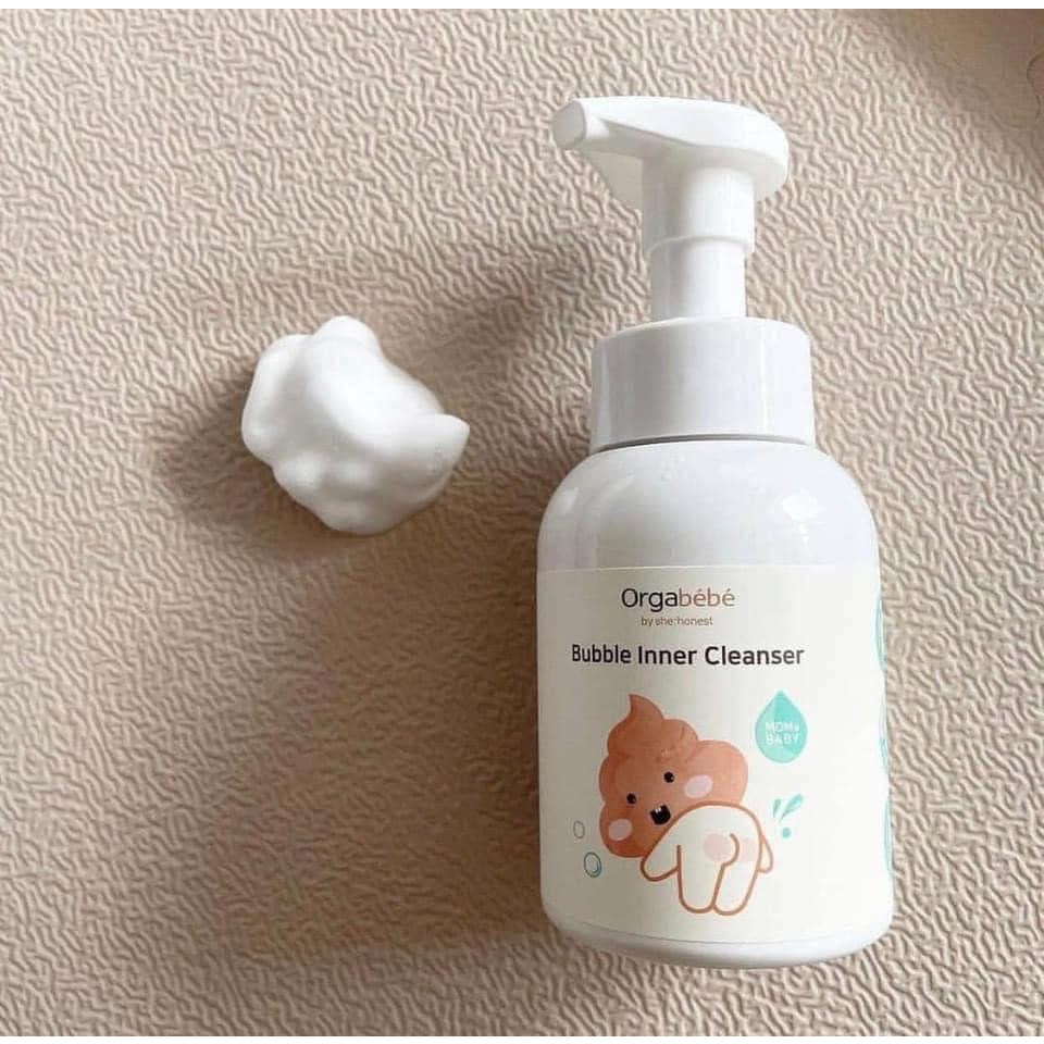 ￼Dung dịch vệ sinh mông và vùng kín cho bé Orgabebe Hàn quốc cho bé từ 0m+ (Orgabébé)
