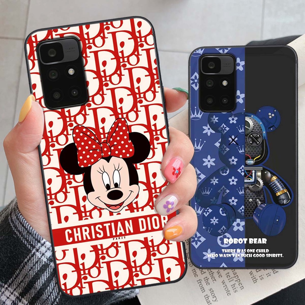 Ốp lưng Xiaomi REDMI 10 hình thương hiệu, thời trang, cute, đáng yêu