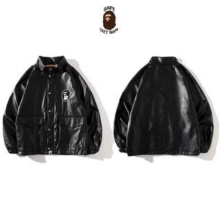 [ODER + FREESHIP] Áo khoác Bape Da, Jacket BAPE x UNDEFEATED Leather, chất liệu Da, Oder 15 ngày hàng về Bape VN