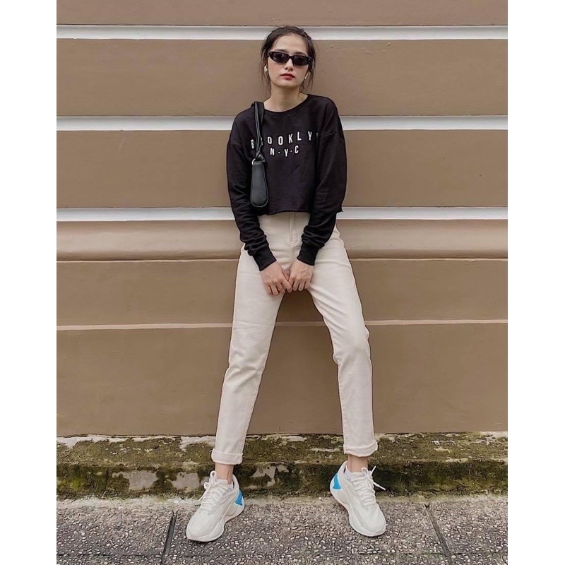 Quần Momjeans lưng cao