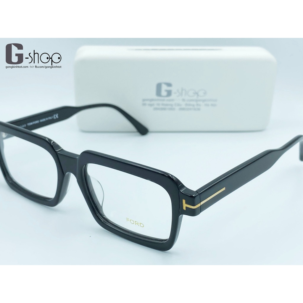 Gọng kính TF nhựa acetate mắt vuông siêu đẹp