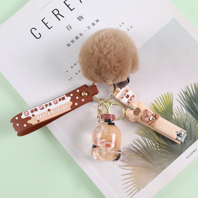 Móc Khóa Búp Bê Bông Hoạt Hình Dễ Thương