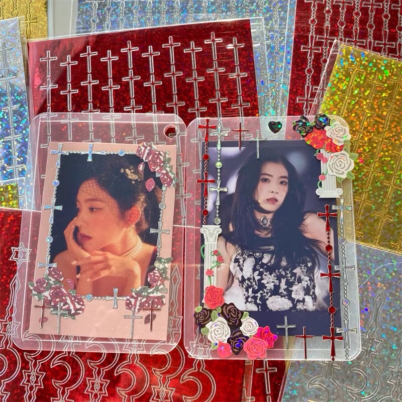 Sticker bling bling trang trí top,card