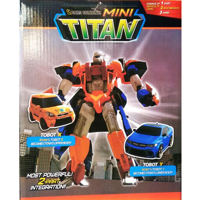 Tobot Mô Hình Đồ Chơi Xe Hơi Biến Hình Rô Bốt Mini Titan Tobot X And Y