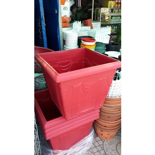 Chậu vuông nơ đại kt 48x48x39,5cm