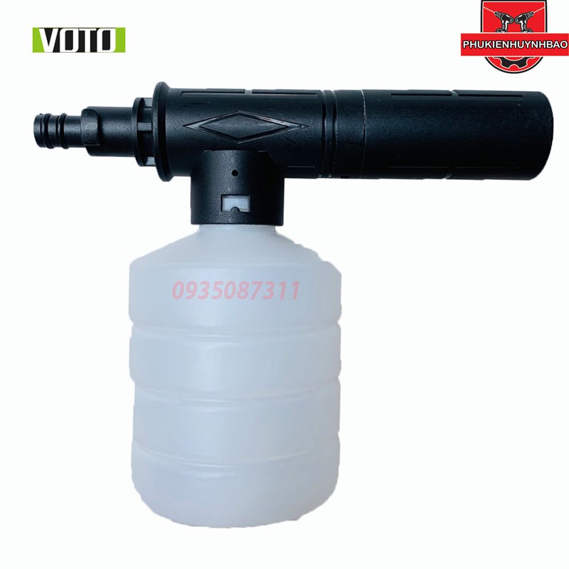 Bình Tạo Bột Tuyết 400ml Cho Máy Rửa Xe Xài Pin VOTO