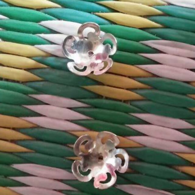 Sỉ cặp ốp bạc gắn đá làm vòng