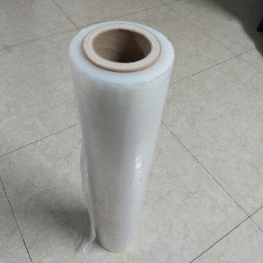 Màng chít PE khổ 50cm nặng 2,4kg, lõi 0.5kg nhựa nguyên sinh bảo vệ hàng hóa