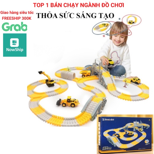 Bộ Đồ Chơi Trẻ Em Phát Triển Trí Tuệ, Lắp Ghép Đường Ray Ô Tô, Tàu Hỏa Nhiều Chi Tiết Hot 2022