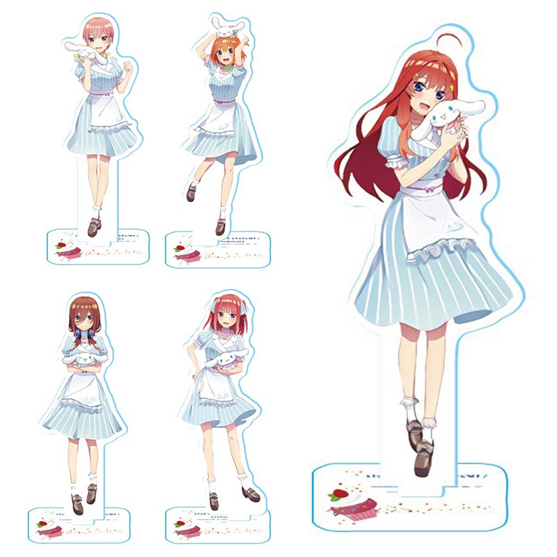 ﹉۞Mô hình nhân vật mica acrylic standee Gotoubun no Hanayome Nhà có năm nàng dâu ver THỎ in anime chibi