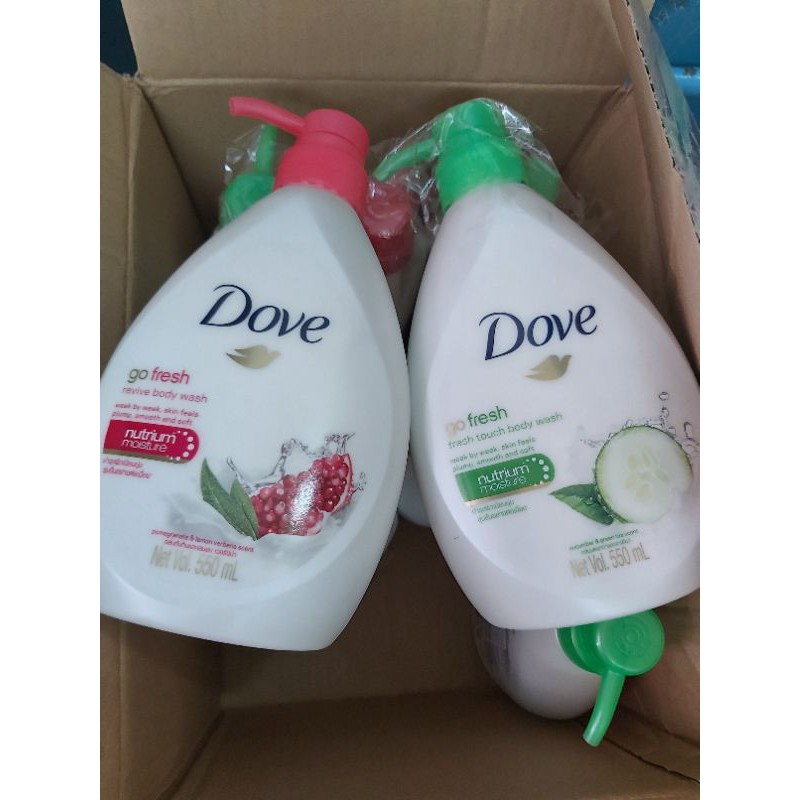 Sữa tắm dưỡng thể Dove Go Fresh 550ml hương lựu