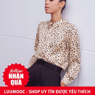 Áo zara chemise beo lụa be xinh đẹp a06smg41n9