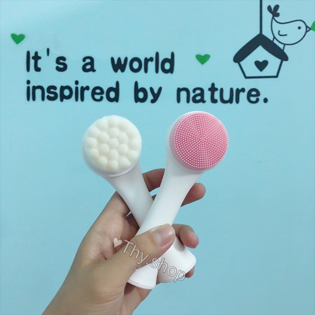 🤗Cọ rửa mặt 2 đầu👍🏻