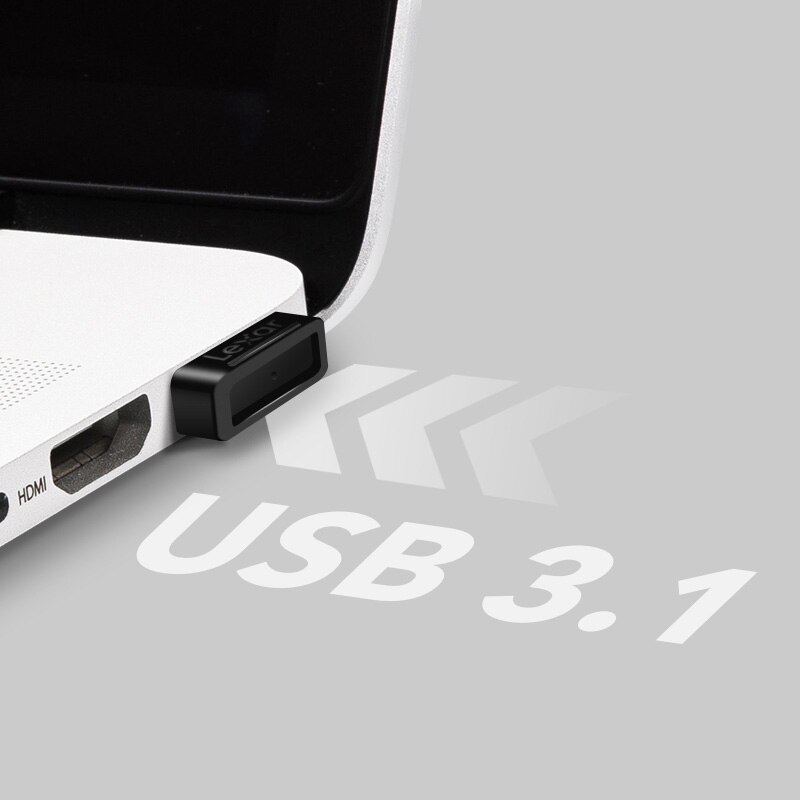 Lexar S47 USB 3.1 Ổ đĩa flash 32G Ổ bút 64G 128G U Disk Memory Stick mã hóa mặt dây chuyền mini tương thích với USB 3.0 / 2.0 | BigBuy360 - bigbuy360.vn