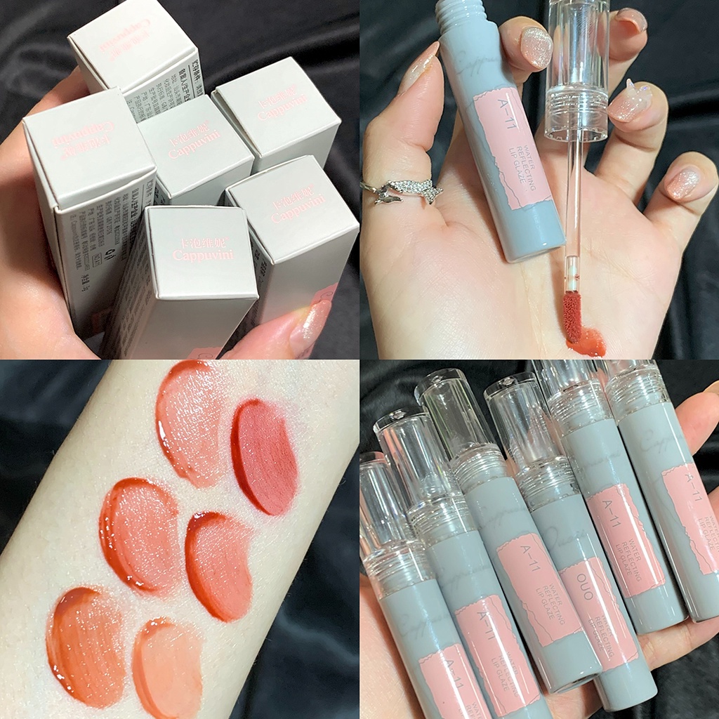 (2022Hàng mới về)Son môi Cappuvini mềm mịn như nhung không khô môi trang điểm lâu trôi