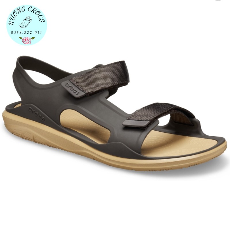 Sandal Exp màu nâu thời trang, đế ma sát chống trơn trượt cho nam