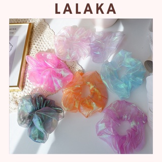 Cột tóc Hàn Quốc scrunchie tiểu thư màu galaxy lấp lánh LALAKA