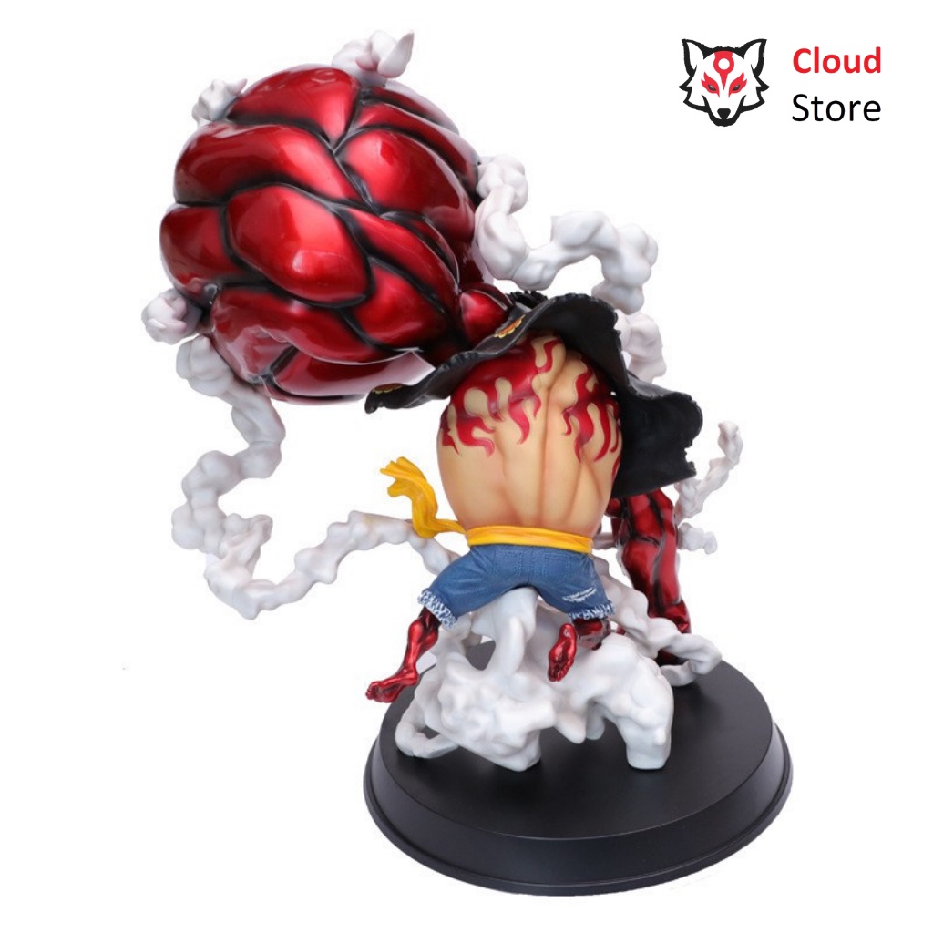 Mô hình One Piece Luffy gear 4 chính hãng cao cấp CLOUD STORE cao 25cm, nhân vật anime, figure one piece