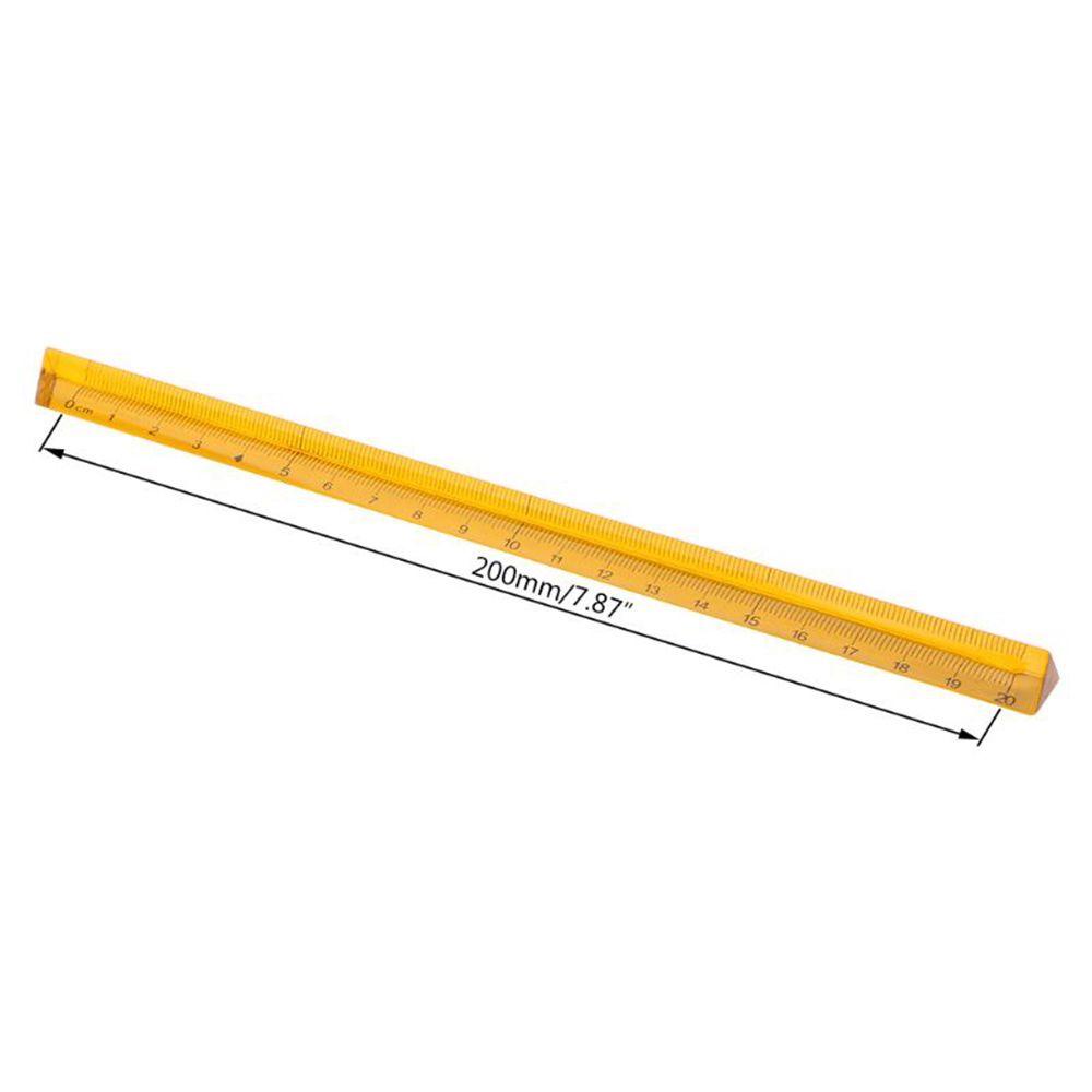 Thước Thẳng Bằng Nhôm Nhiều Màu Hình Tam Giác Cho Học Sinh|Phụ Kiện Drafting Dùng Để Trang Trí