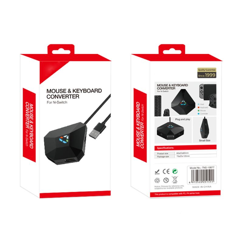 Đầu chuyển đổi chuột và bàn phím cho máy chơi game Switch/PS4/PS3/X-BOX ONE/360