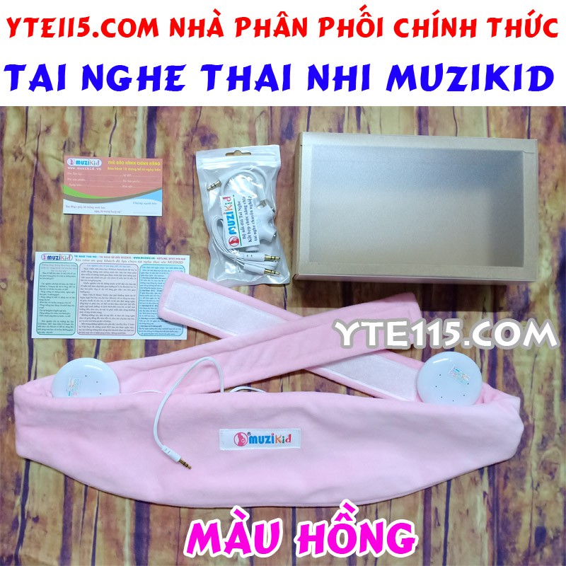 TAI NGHE THAI NHI MUZIKID MÀU HỒNG - YTE115.COM ĐẠI LÝ CHÍNH THỨC MUZIKID