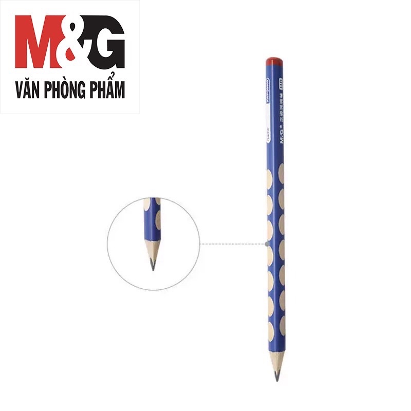 Hộp 12 cây bút chì định vị tay cầm 2B M&G