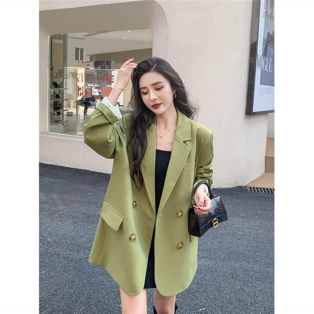 High-end suit jacket women's spring 2022 new Korean version of loose leisure temperament online celebrity fried street small suit