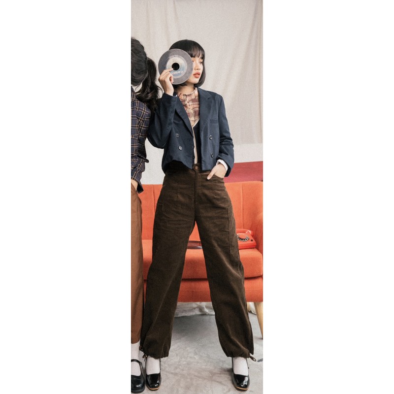 Áo khoác vest - Ivy checked - SODA POP