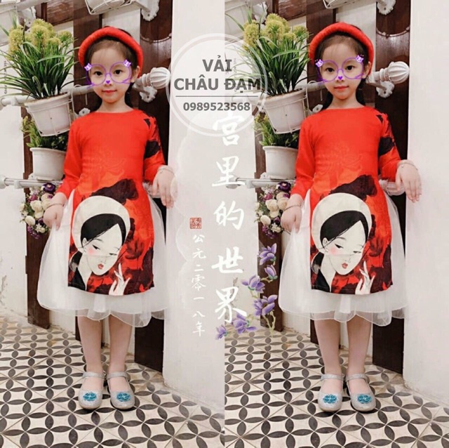 Áo dài cách tân mẹ và bé gái. Bé trai. | BigBuy360 - bigbuy360.vn