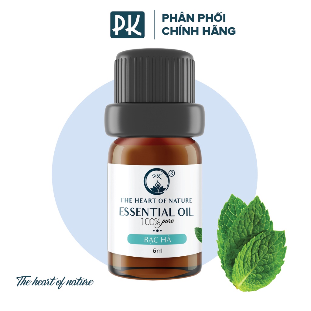 Tinh dầu cao cấp Bạc Hà PK 5ml - hương thơm đặc biệt