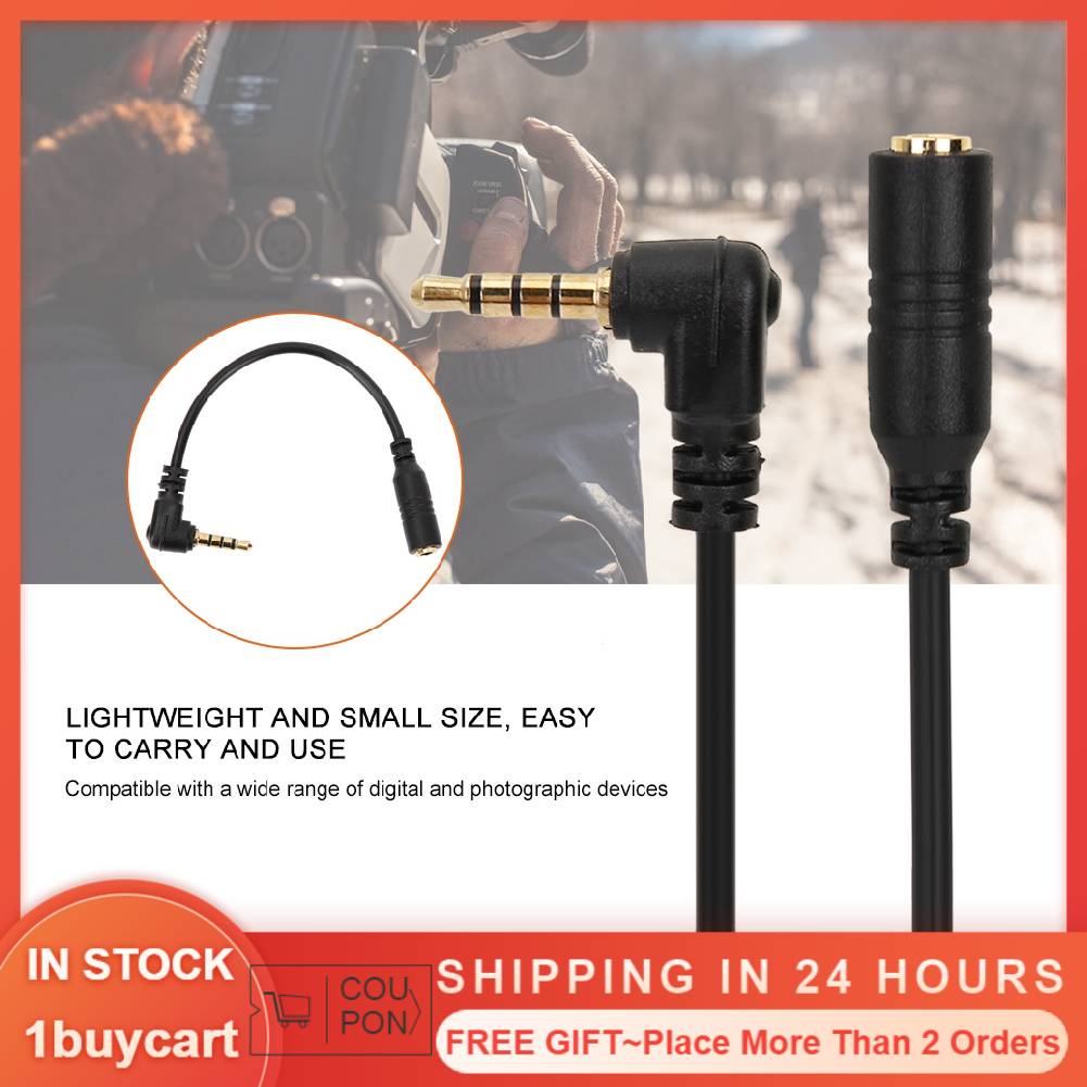 Cáp chuyển đổi tai nghe TRS sang TRRS jack cắm 3.5mm