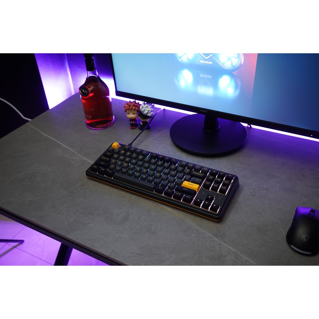 Bàn phím cơ FL-Esports CMK87 SAM 3 modes Kailh Box switch - EA Gear