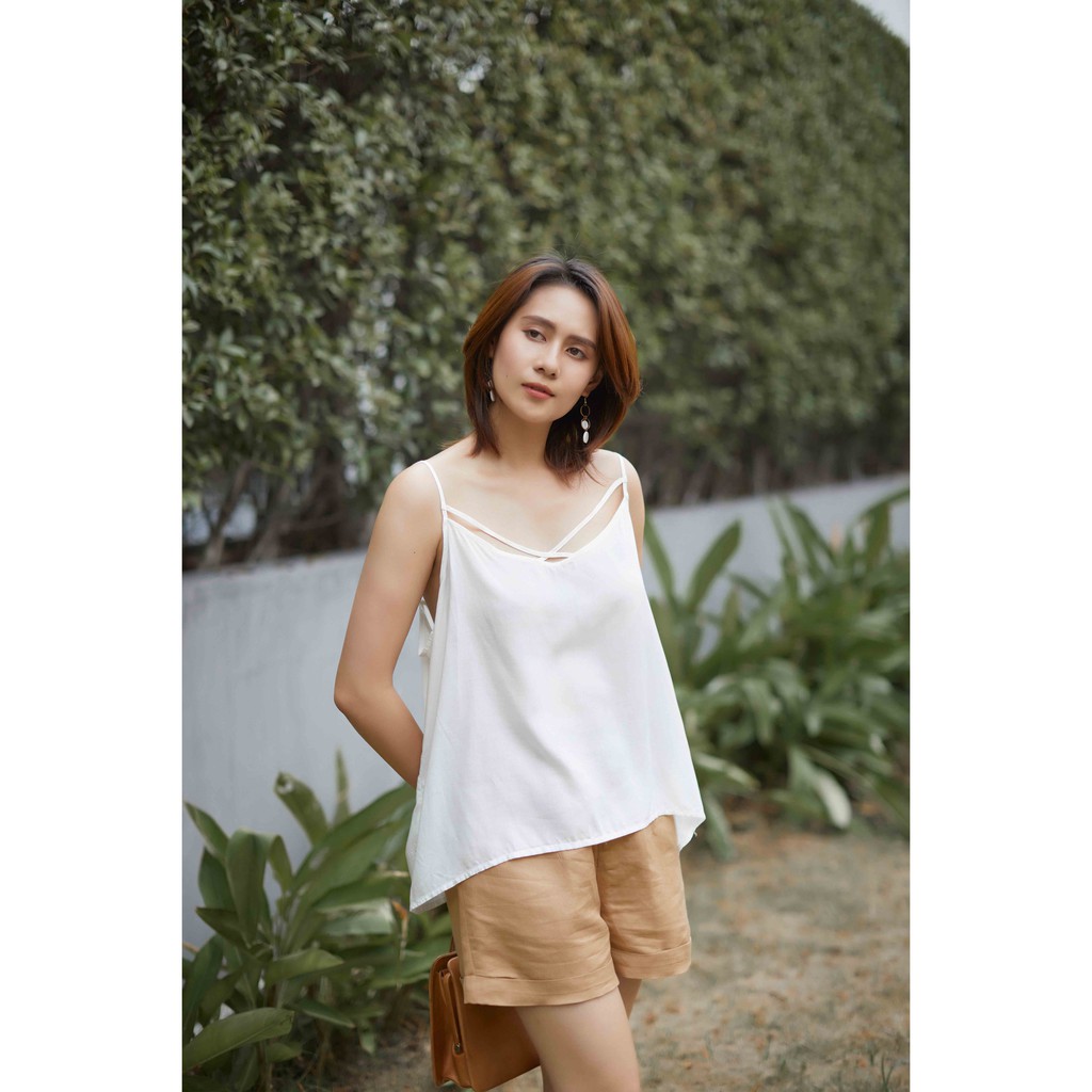 Quần đùi short nữ chất vải tự nhiên , quần linen vải tự nhiên cao cấp thích hợp đi làm hoặc đi chơi đều được 4 màu | BigBuy360 - bigbuy360.vn