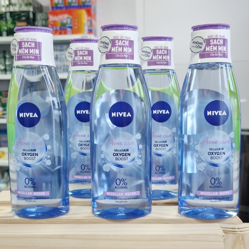 Nước tẩy trang da mụn Nivea Acne Care Micellar Water 200ml
