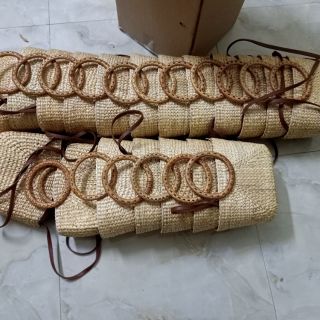 Giỏ lục bình quai may, quai da loại thường và doc