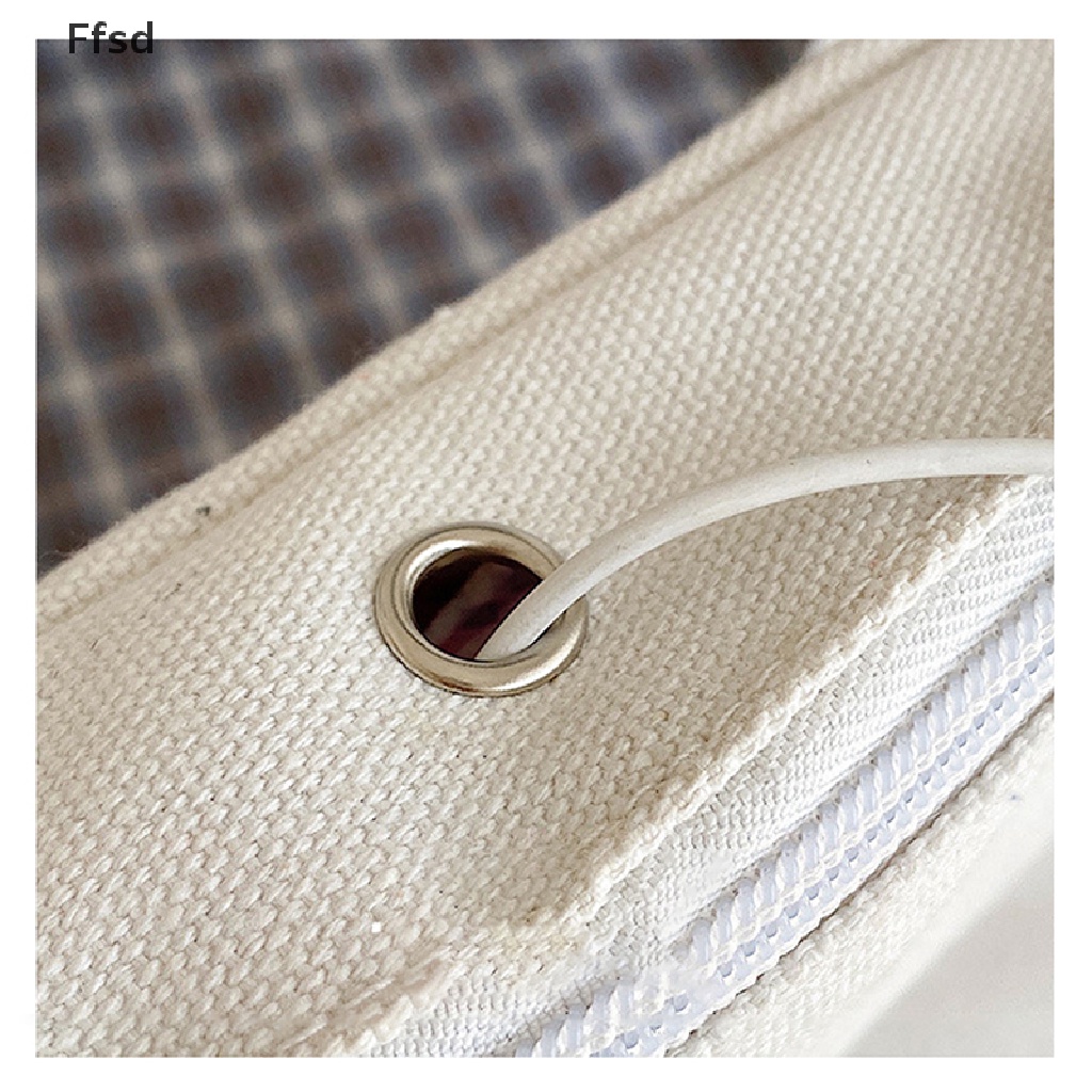 Túi Đeo Chéo Ngực / Thắt Lưng Bằng Vải Bạt Có Khóa Kéo Cho Nữ