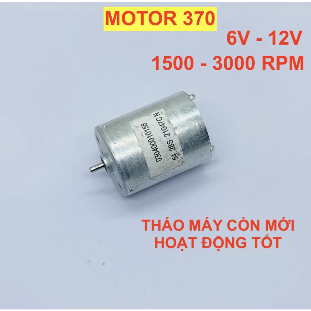 Motor mini siêu rẻ n20 030 130 180 300 310 356 370 500 530 tháo máy còn rất mới 3V - 12V DIY thay thế máy móc
