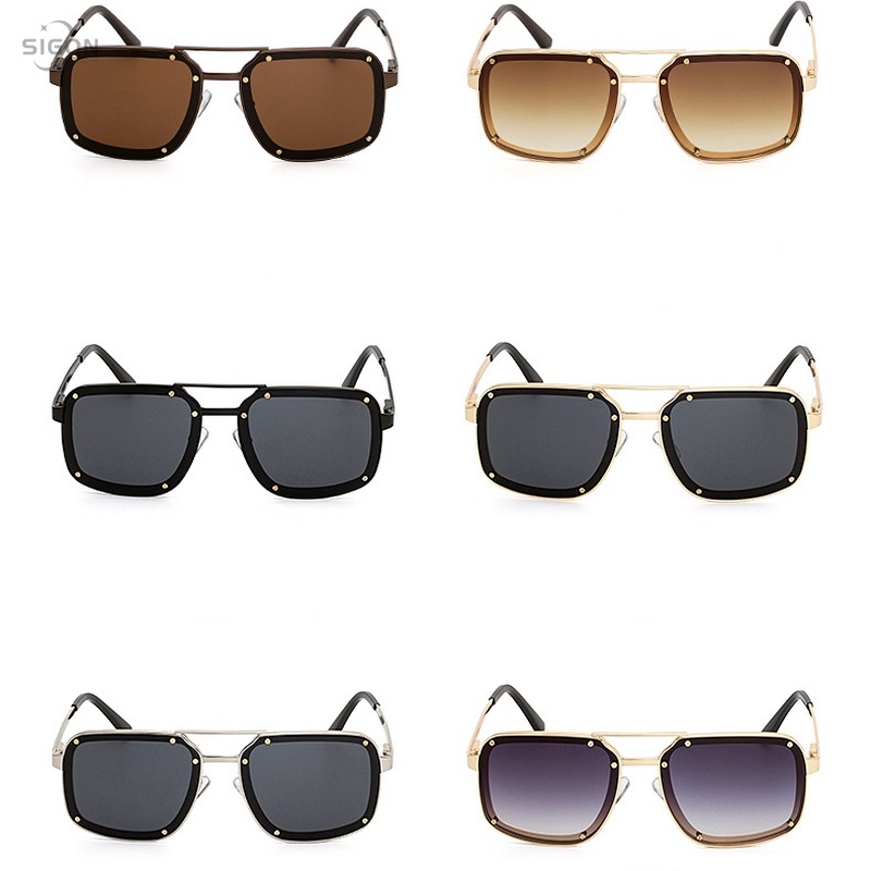 Kính Mát Phong Cách Thời Trang Retro Cá Tính Dành Cho Nam