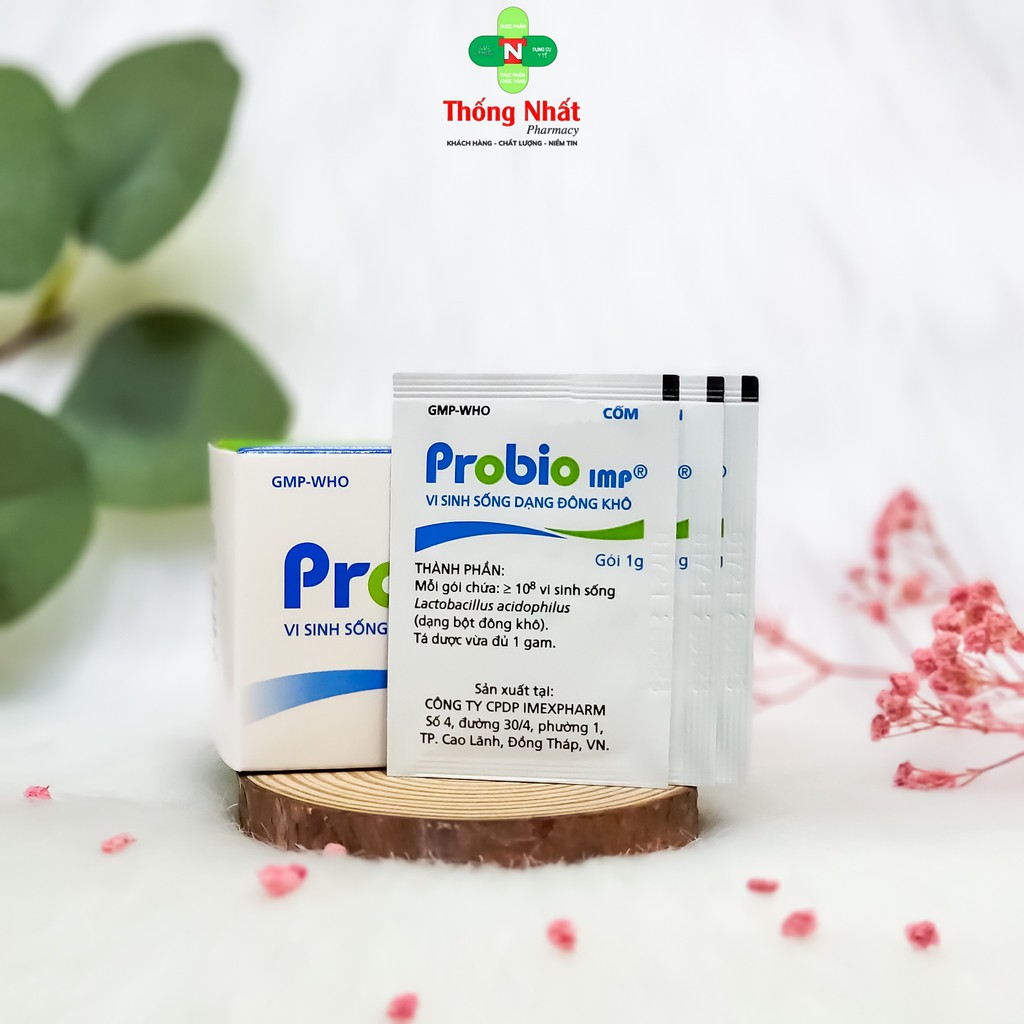 Men tiêu hóa giảm đầy hơi, đau bụng, tăng cường hệ vi sinh ruột Probio IMP Hộp 14 Gói