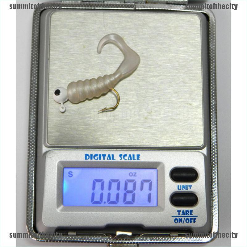 Set mồi câu mềm thu hút cá biển Jig Twirl Tails 1.75g