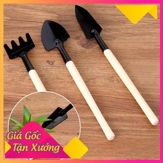 BỘ CUỐC XẺNG LÀM VƯỜN MINI 3 MÓN