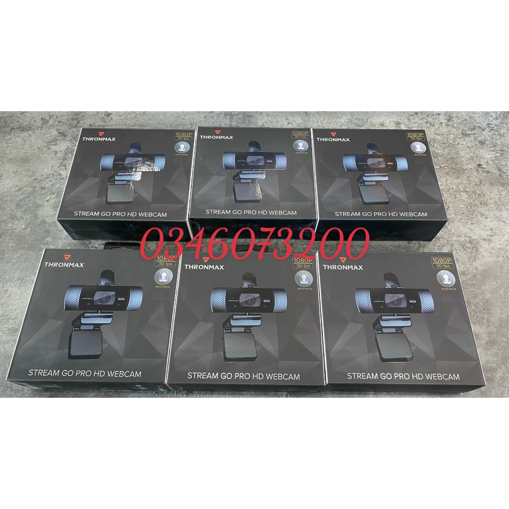Webcam Thronmax STREAM GO X1 Pro 1080p auto focus thích hợp cho live stream, dạy và học online | BigBuy360 - bigbuy360.vn