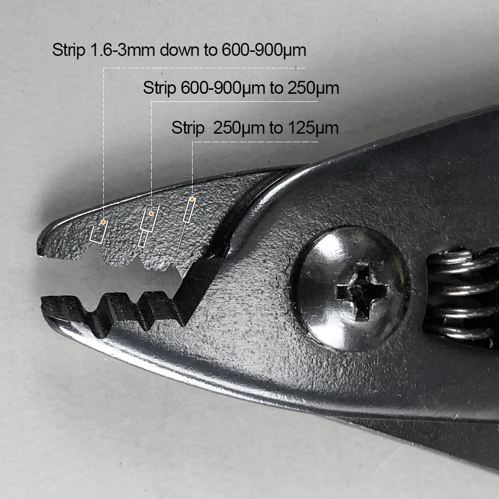 AMPCOM CFS-3 Dụng cụ rạch sợi quang Ba lỗ Pigtail Stripping