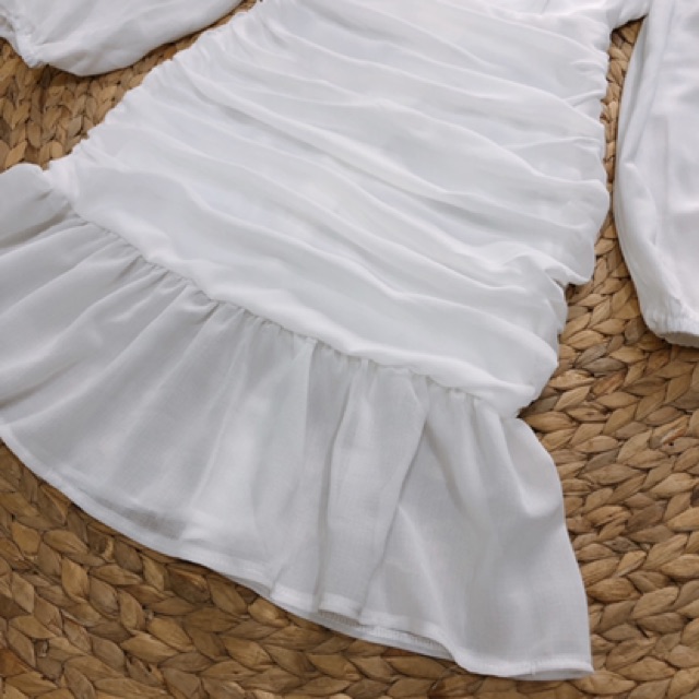 Đầm body nhún thân tay dài Tara dress - Đầm body đuôi cá đi tiệc (kèm ảnh thật) | BigBuy360 - bigbuy360.vn