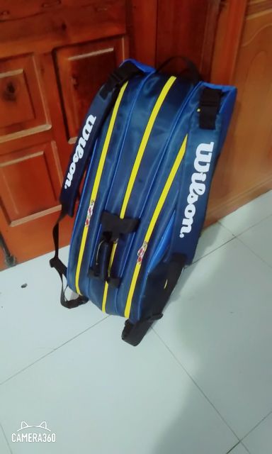 Bao vợt tennis 3 ngăn chính 2 quai đeo