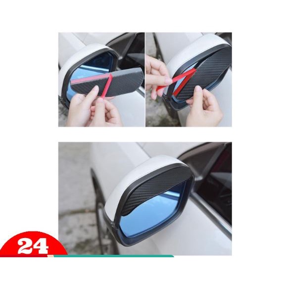 Đôi tấm dán vè gương chiêu hậu chống nước ô tô xe hơi