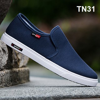 Giày Vải Nam 💝FREESHIP💝 Giày Slip on Thời Trang Lịch Lãm