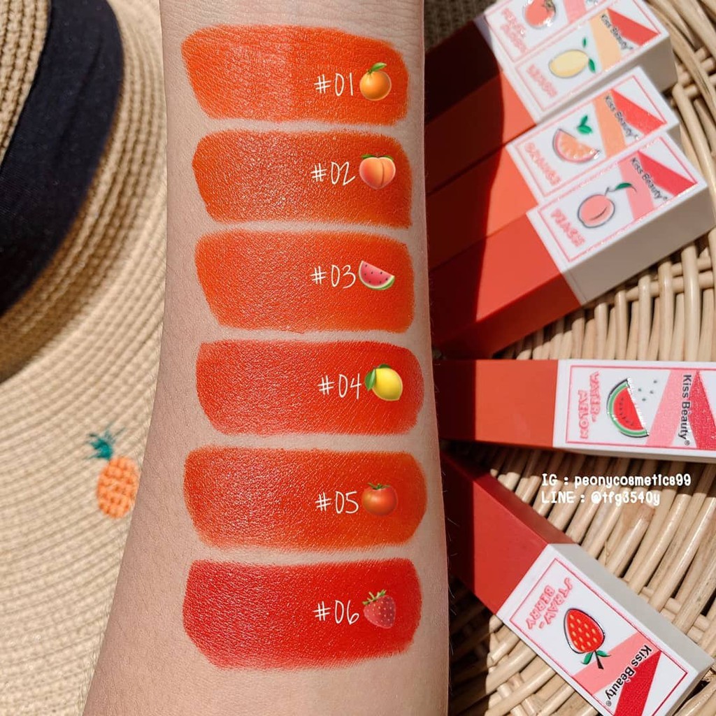 Son Thỏi Kiss Beauty Hoa Quả Fruit Matte Lipstick | BigBuy360 - bigbuy360.vn