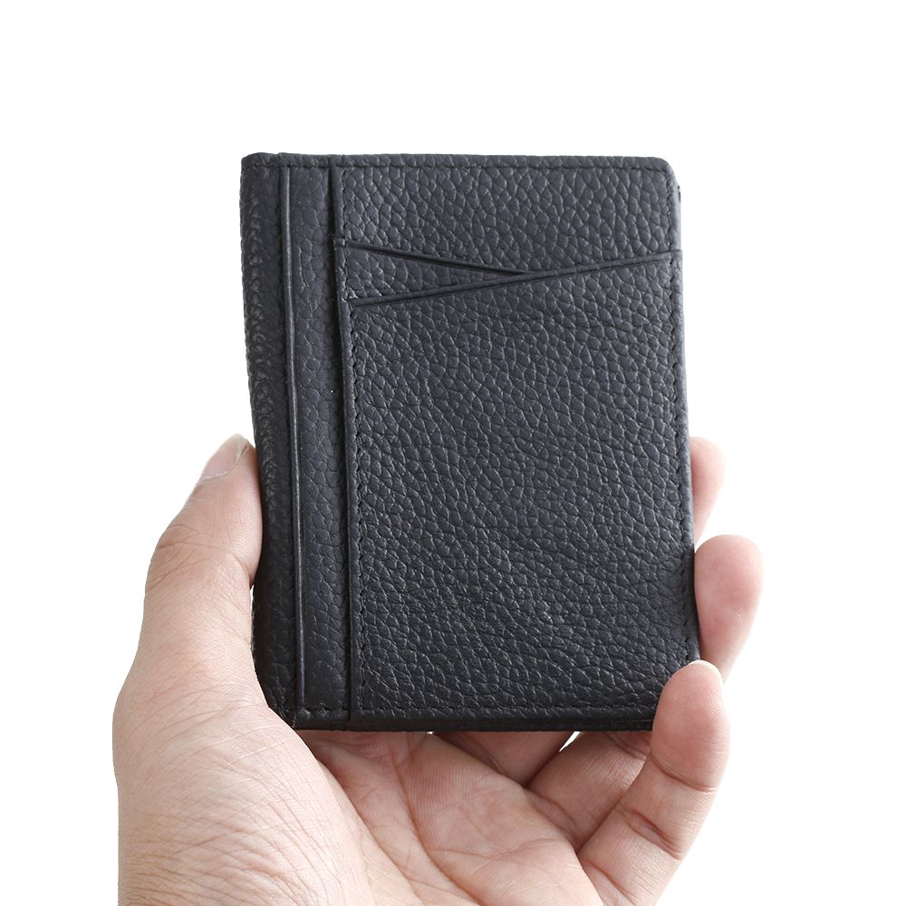 Ví da mini siêu mỏng gập đôi